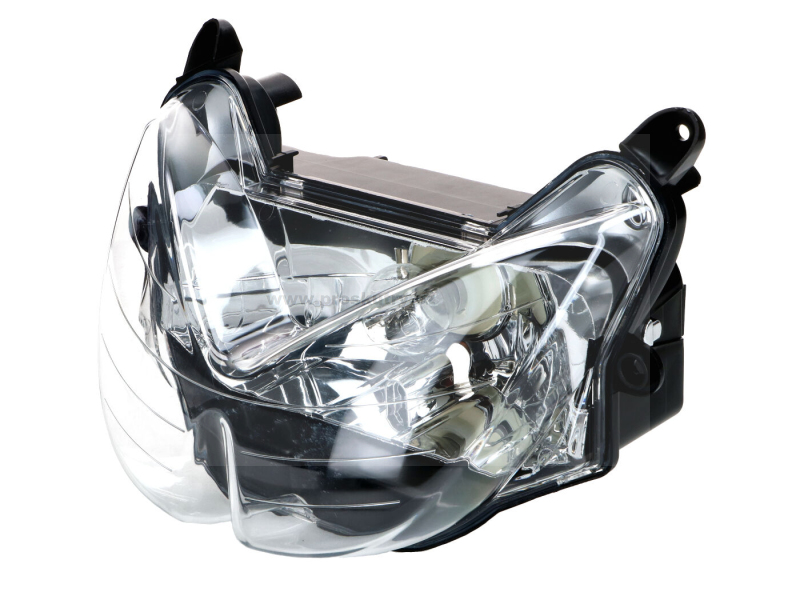 Elektro díly - Čirý světlomet BA20D 12V 35W pro Yamaha Aerox, MBK Nitro 1998-2012 (5BRH43200100)