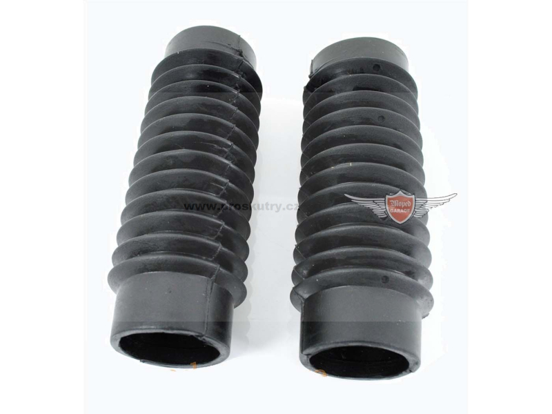 Podvozek tlumiče - Gumová manžeta vidlice 40/45mm 155mm černá pro Yamaha RD 50, 80, FS 1