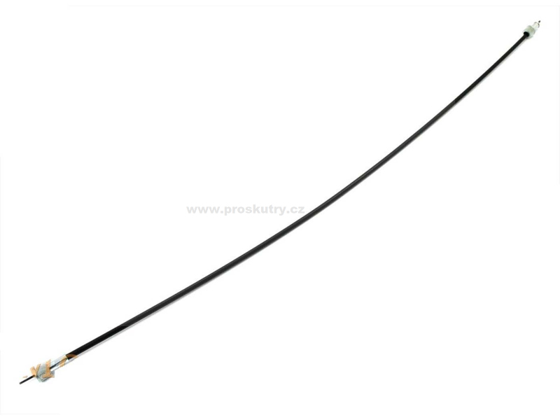 Zrcátka páčky řídítka - Lanko tachometru, 620 mm M10 2 mm černé pro KTM Mofa Automatic