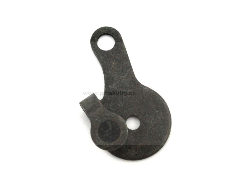 Motor - Škrticí ventil pro karburátor Bing ocelově černá, pro skútr Zündapp R 50 typ 561-003, 561-004, s motorem 267-020, 284-05 L1