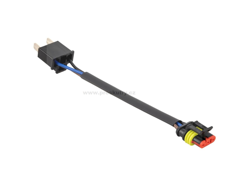 Elektro díly - Adaptérový kabel SIP pro konverzi na LED světlomety PIAGGIO pro Vespa Primavera, Sprint, GTS, GTS Super, GT, GT L 50-300ccm 2T, 4T AC, LC