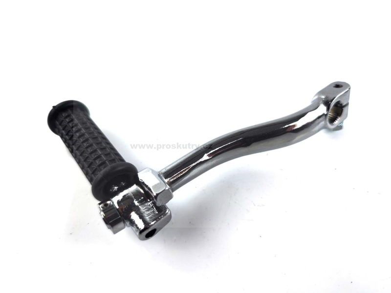 Motor - Chromovaný kickstarter 13,7 mm pro Hercules K 50, MK 1, 2, 3, 4, Supra 4 GP, Enduro, KTM, DKW, Sachs 50 S, 501