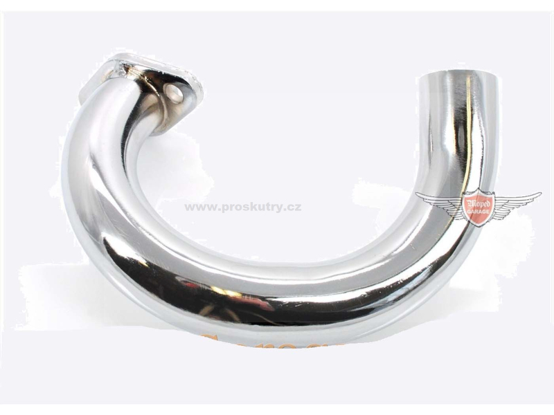 Výfuk - Výfukové svody zvýšené o 32 mm / 120 mm pro Hercules K 50 RX, RE, SB, DKW, KTM