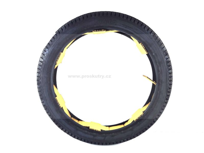 Pneumatiky a kola - Plášť Mitas 2-3/4 x 17 Black pro Kreidler Florett K 54/32 DB, Zündapp KS 50 GTS, C Sport, CS, Hercules MK