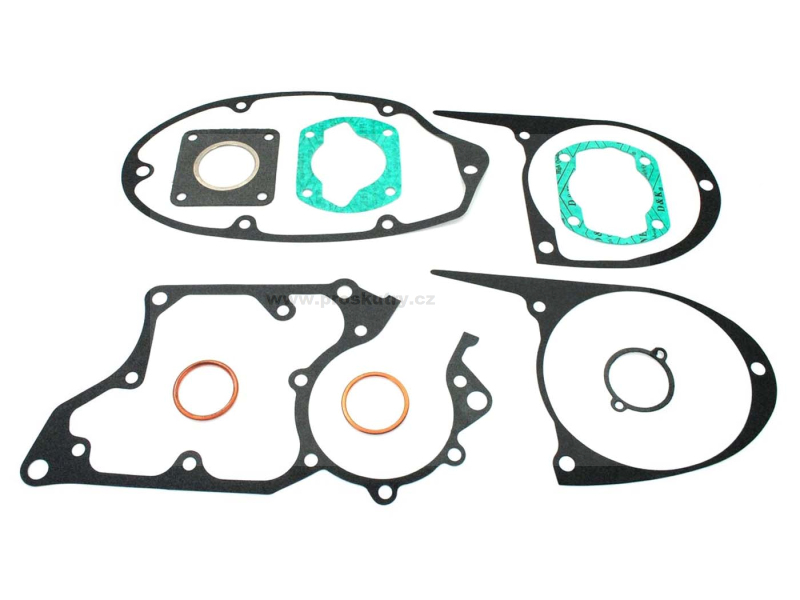 Motor - Sada těsnění motoru 10dílná pro Sachs, Hercules K 50 MK, KX, Prima GT, GX, KTM, DKW, Rixe