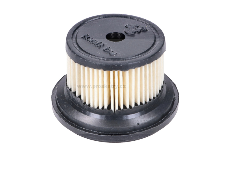 Motor - Vzduchový filtr kulatý černý pro Hercules Prima, Prima GT, GX, MX 1, Optima, 5 ( 0225 026 002)