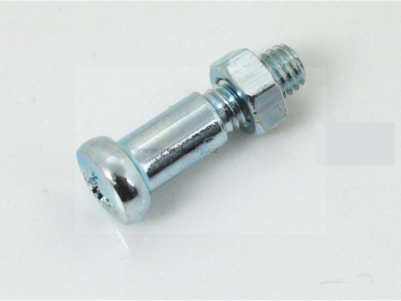 Zrcátka páčky řídítka - Šroub pro spojkovou páčku/brzdovou páku ocel D=6mm M5 L=10mm pro Zündapp GTS, CS 50, CX C 50 Sport, KS Kreidler Florett, MF 2, MP, Hercules Prima Auto