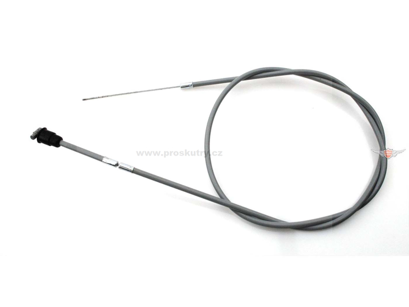 Zrcátka páčky řídítka - Lanko spojky šedé pro Hercules, Prima M