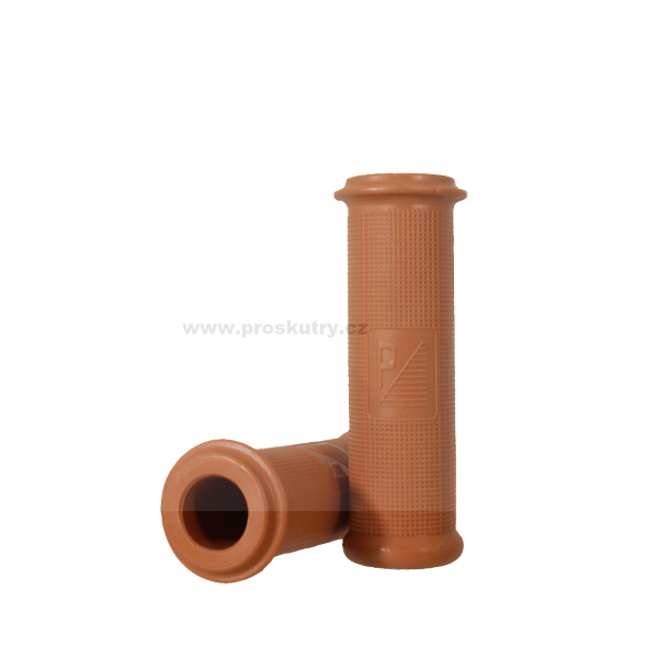 Zrcátka páčky řídítka - Hnědé rukojeti pár RMS Classic pro Piaggio Vespa 125 VNB 3-6/150 VB1-VBB-GL-GS 160-180 06034