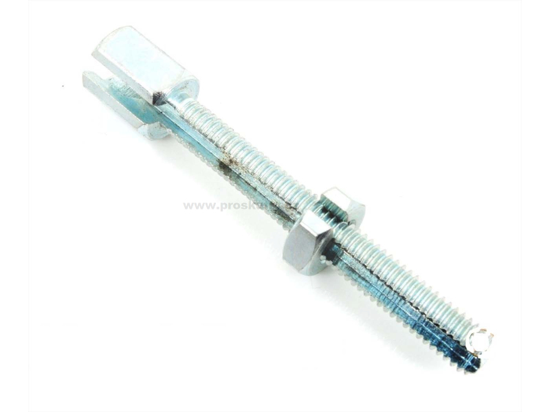 Zrcátka páčky řídítka - Seřizovací šroub šestihranný M6 x 50 mm s drážkou pro moped, skútr, koloběžku