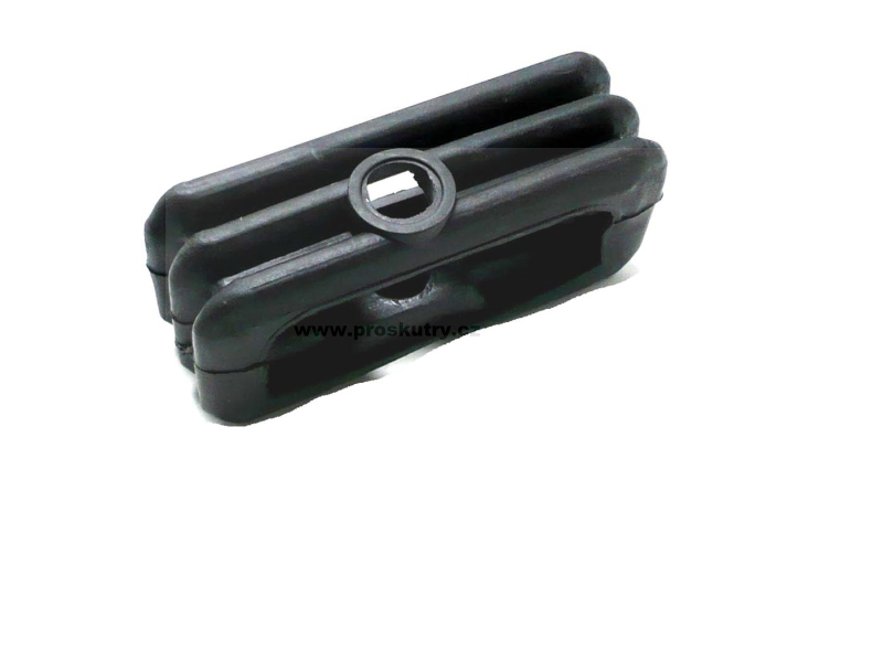 Podvozek tlumiče - Gumový kryt řetězu 150x65x50mm pro Zündapp, C 50 Sport, Super Combinette, KS typy 510, 517