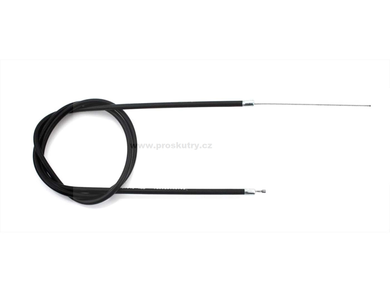 Zrcátka páčky řídítka - Černé lanko plynu pro Piaggio, Bravo, Super Bravo