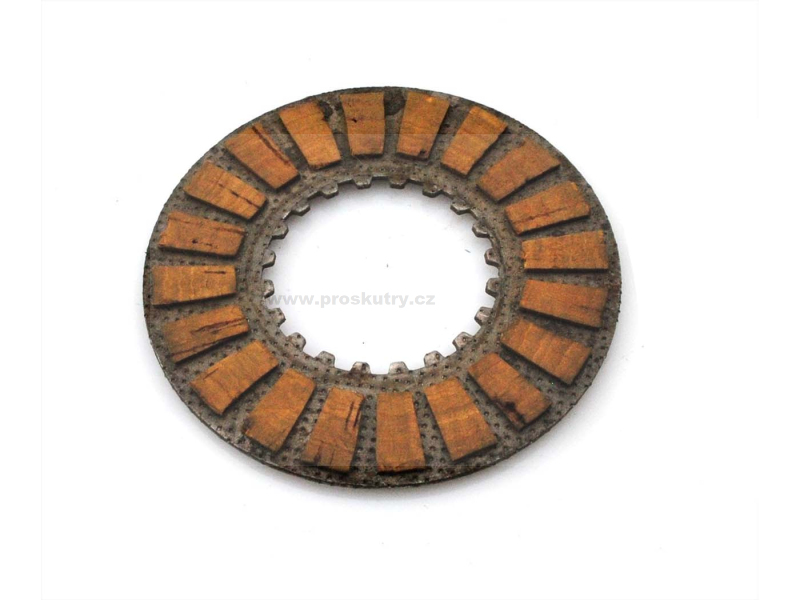 Motor - Lamela spojky ocel/korek 85mm/42-38mm/4mm pro moped Victoria, moped, mokick