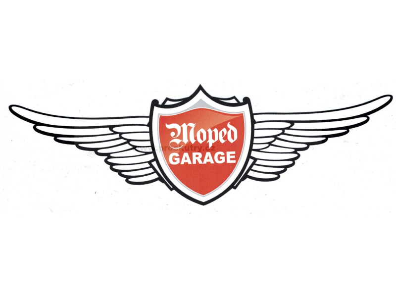 Příslušenství a nářadí - Samolepka 7 cm x 2 Voděodolná na moped, skútr, koloběžku