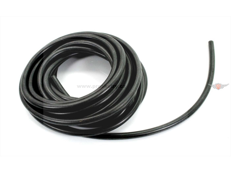 Elektro díly - Silikonový zapalovací kabel 5 metrů 5 mm černý pro mopedy, skútry a motocykly