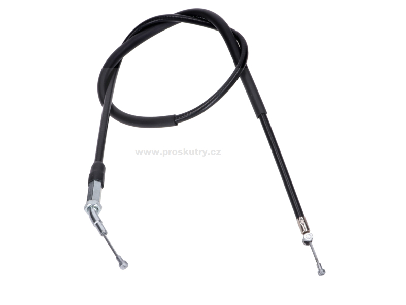 Zrcátka páčky řídítka - Lanko spojky černé pro Yamaha RD 50 MX, 80 MX