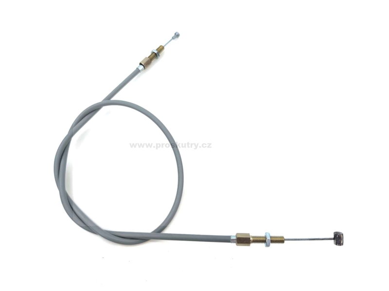 Zrcátka páčky řídítka - Lanko spojky šedé 434-17.613 pro Zündapp, M 25, 50, typ 434, Bergsteiger