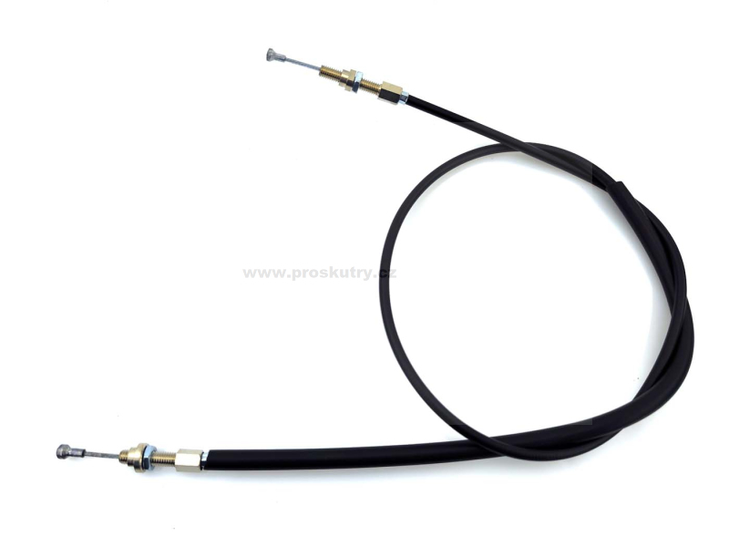 Brzdy - Brzdové lanko černé 1440mm pro Zündapp M 50, 25 Typ 434, Bergsteiger KS 50 WC 517-50,