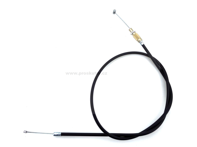 Zrcátka páčky řídítka - Plynové lanko černé 434-17.626 pro Zündapp M 50 Typ 434 Bergsteiger, C Super 441, Sport 517-21 LB, GTS 517-40, L 5, KS WC 517-50 LO, Combinette 433