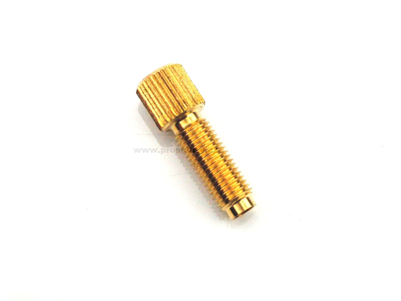 Motor - Stavěcí šroub pro Bing mosaz 20mm pro Zündapp Bergsteiger M 50, Zweirad Union typ 155, 156, 166