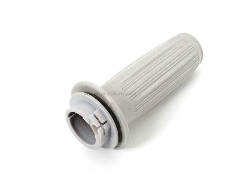 Zrcátka páčky řídítka - Rukojeť plynu plast šedá pro Zündapp Bergsteiger C, CX, CS, KS, automatický moped, moped typ 444, Kreidler, Puch, Hercules, KTM, Rixe(517-17.903.)