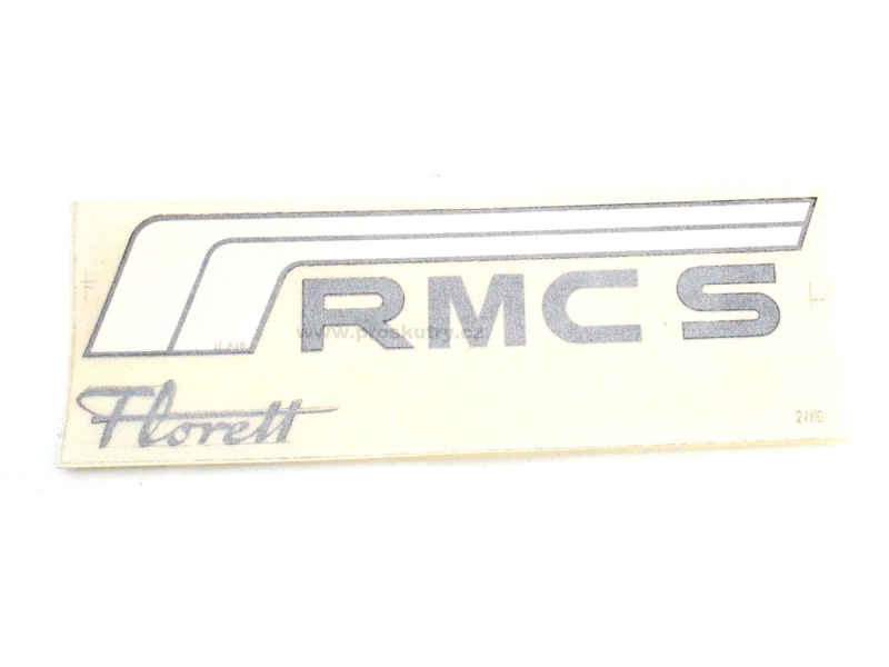 Příslušenství a nářadí - Samolepka na boční kryt Florett 1 kus Rozměry výška cca 64 mm šířka 200 mm pro Kreidler RMC-S