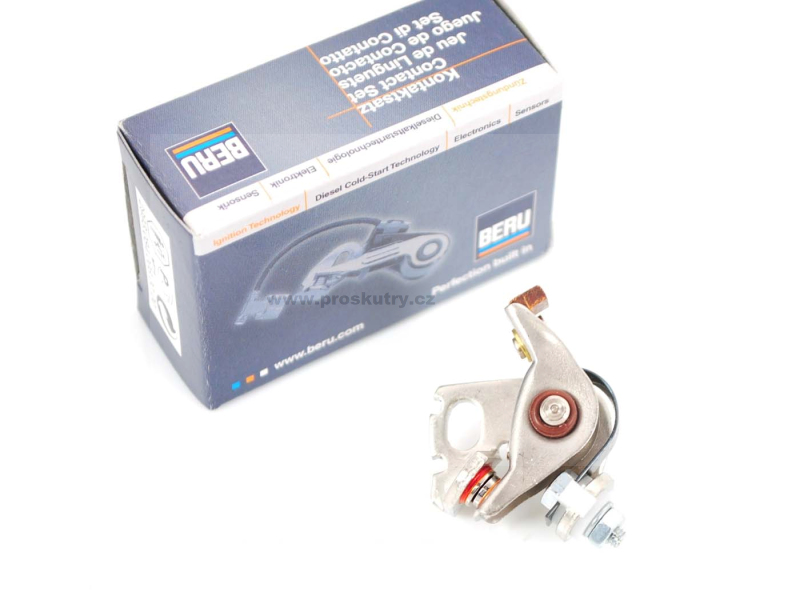 Elektro díly - Kontakt zapalování Beru kovový pro BERU, skútr Zündapp Bergsteiger M 25, 50, R 50, automatický moped, ZA, ZB, ZD 10, 20, TS, ZR CS, CX, Hai-265-07.930