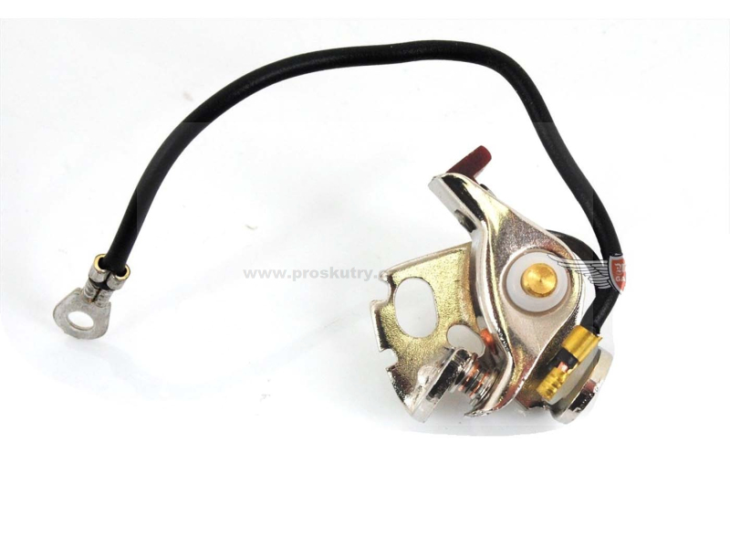 Elektro díly - Kontakt zapalování EFFE s kabelem pro automatické převodovky Mofa, ZA, ZB, ZD, TS, ZR, CS, CX, Hai, GTS, C, Hercules MX, Prima, M, Kreidler Florett, F