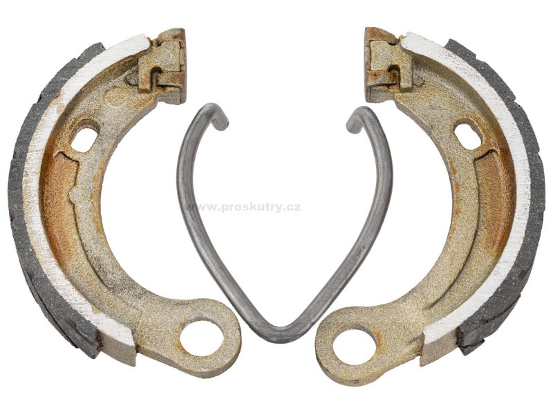 Brzdy - Brzdové čelisti swing 90x17mm Racing drážkované