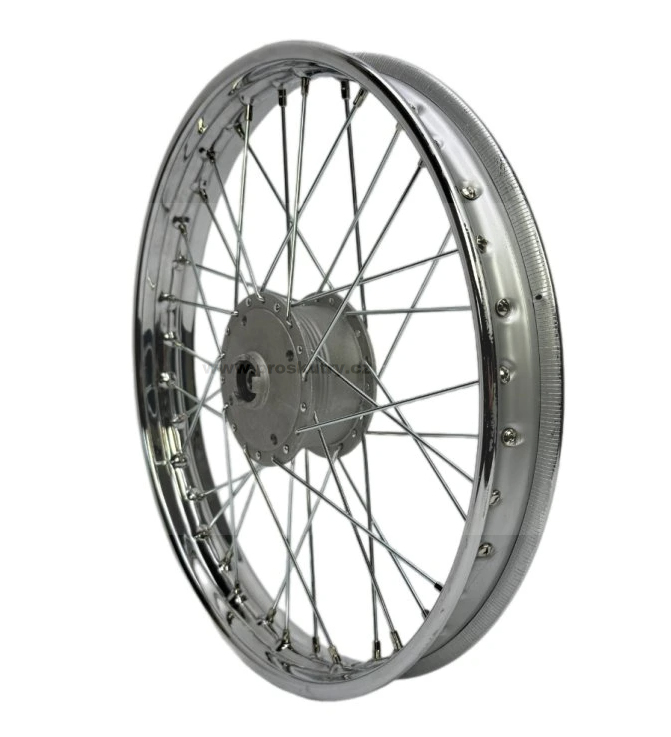 Pneumatiky a kola - Přední chromované kolo pro Jawa BABETTA 207, 210, 225