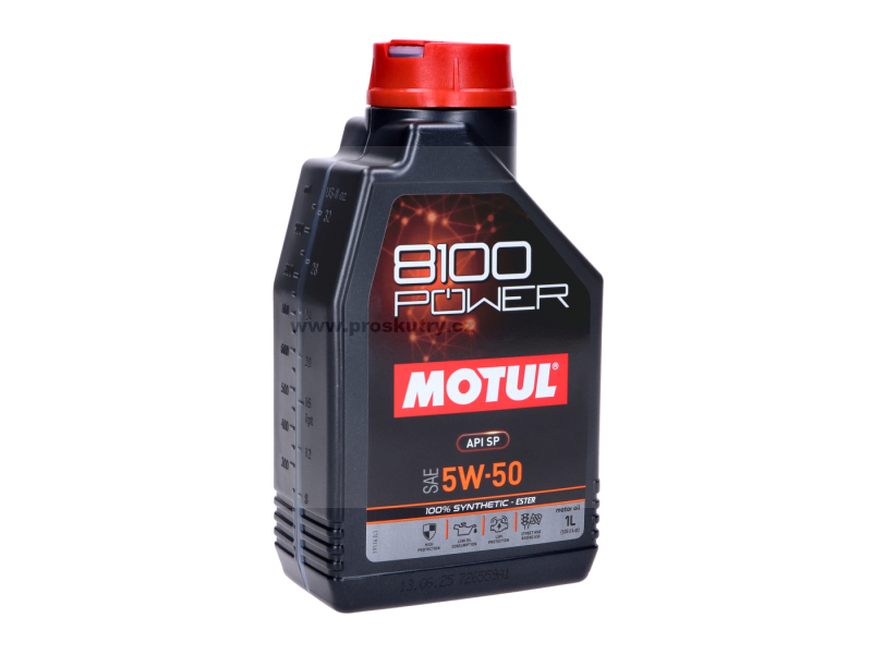 Oleje a chemie - Olej pro čtyřtaktní motory Motul 4T 8100 5W50 1 litr