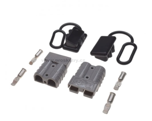 Elektro díly - Konektor/zásuvka 50A voděodolná pro navijáky ATV čtyřkolek univerzální použití