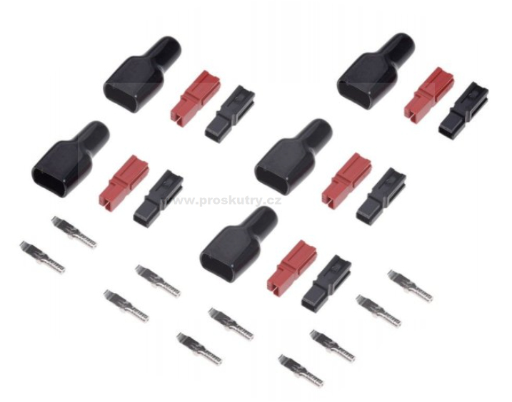 Elektro díly - Konektro/zásuvka 15A pro navijáky ATV čtyřkolky univerzální použití