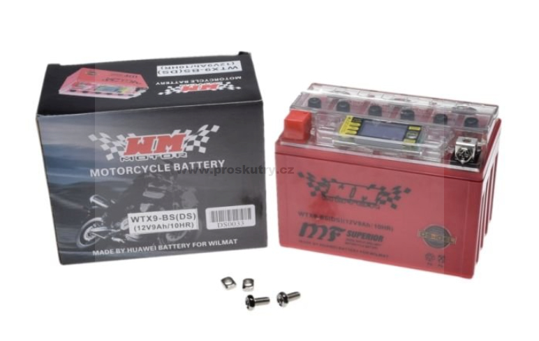 Elektro díly - Baterie WTX9-BS (YTX9-BS) (iGEL) 12V