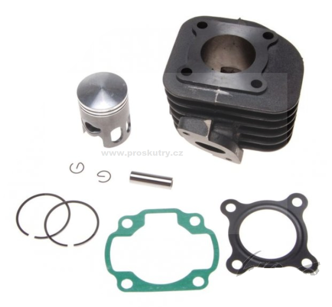 Motor - Válec 50ccm 40mm pro Minarelli, CPI, Keeway, kentoya, Yuki 50ccm 2T 10mm pístní čep