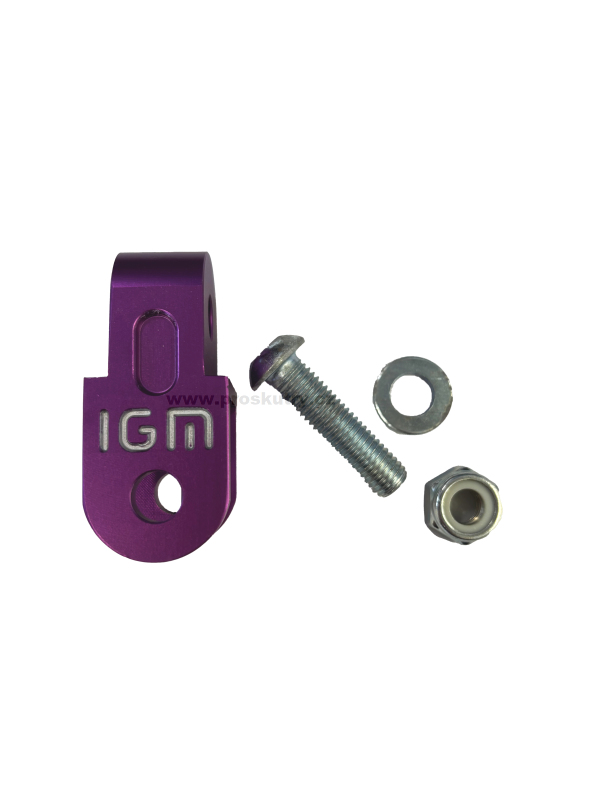 Podvozek tlumiče - Prodloužení zadního tlumiče fialové L=40 mm Ø10 mm