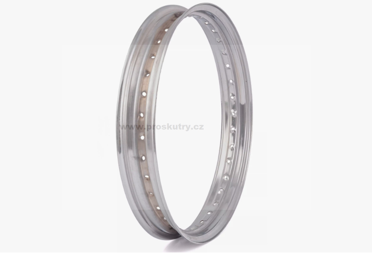 Pneumatiky a kola - Pochromovaný ráfek 18 x 2,15 ( 18x2.15)