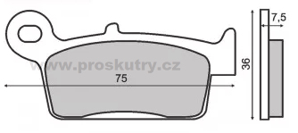 Brzdy - Brzdové destičky pro Peugeot, Kymco
