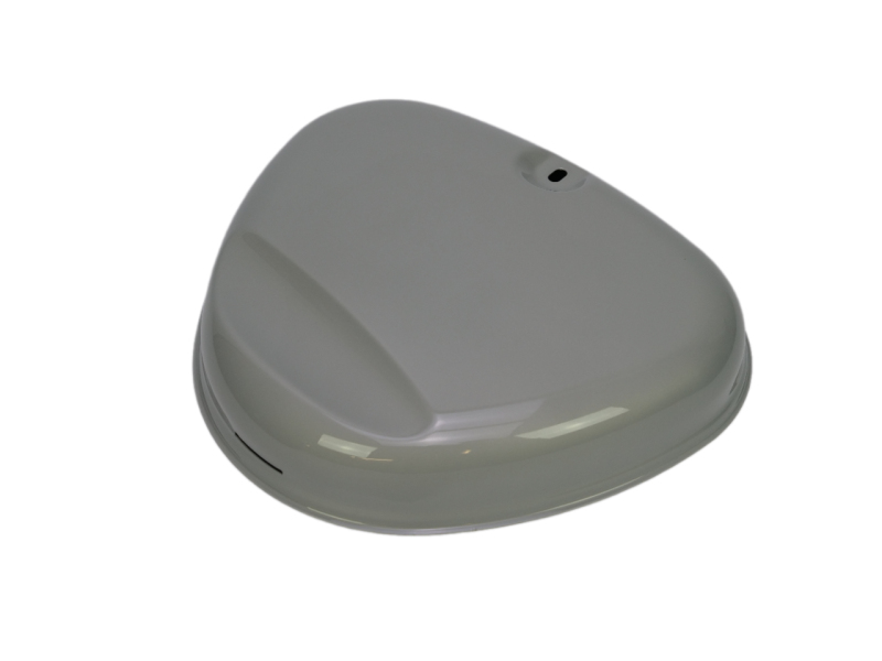 Podvozek tlumiče - Víko schránky pravé SIMSON S51 Enduro - stříbrné