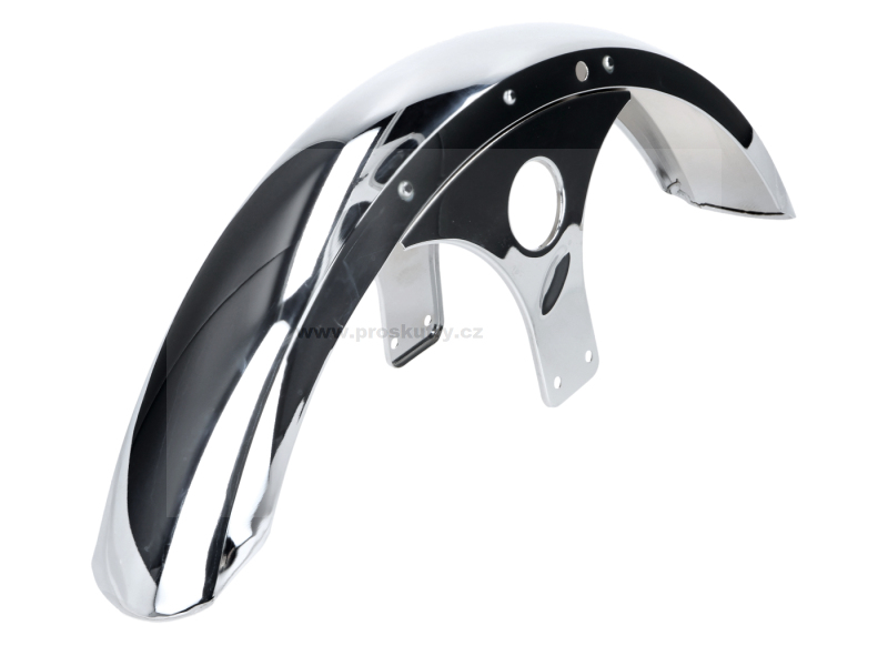 Podvozek tlumiče - Chromovaný přední blatník pro Zündapp GTS 50, KS 50, C 50 Sport, CS 25, 80