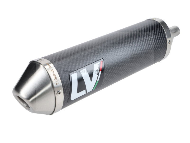 Výfuk - Karbonový tlumič výfuku LeoVince X-FIGHT Slip-On pro Beta RR 50 Motard, Enduro, Racing a Track (2021–2022)