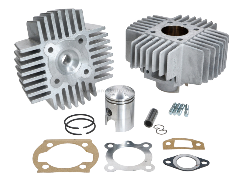 Motor - Válec s hlavou Airsal 50 ccm Ø38 mm pro Puch Maxi, X20 a X30 (nový typ)