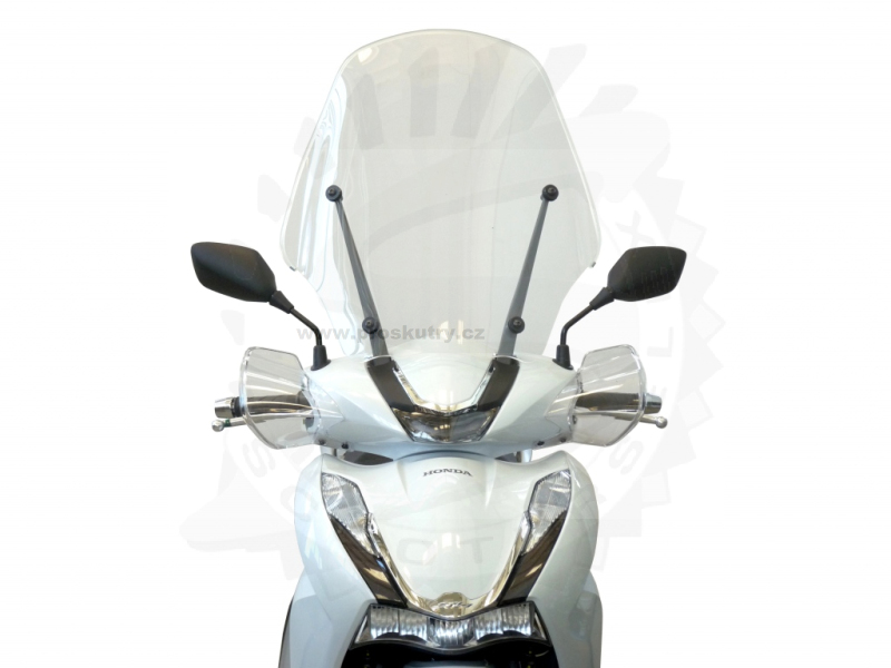 Příslušenství a nářadí - Plexi / plexisklo Fabbri čiré pro Honda SH 125>350i 2021-> (s okrajem) OEM