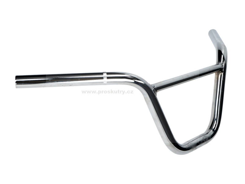Zrcátka páčky řídítka - Řídítka s hrazdou 22 mm chromovaná pro MBK 51, Motobécane Mobylette a další mopedy