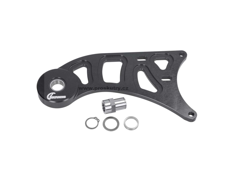 Podvozek tlumiče - CNC výztuha motoru DDL Tuning pro Piaggio Zip 50 2T / Zip SP – černá