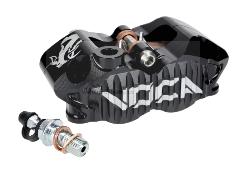 Brzdy - Černý brzdový třmen Voca Racing G-Force EVO CNC – 82 mm