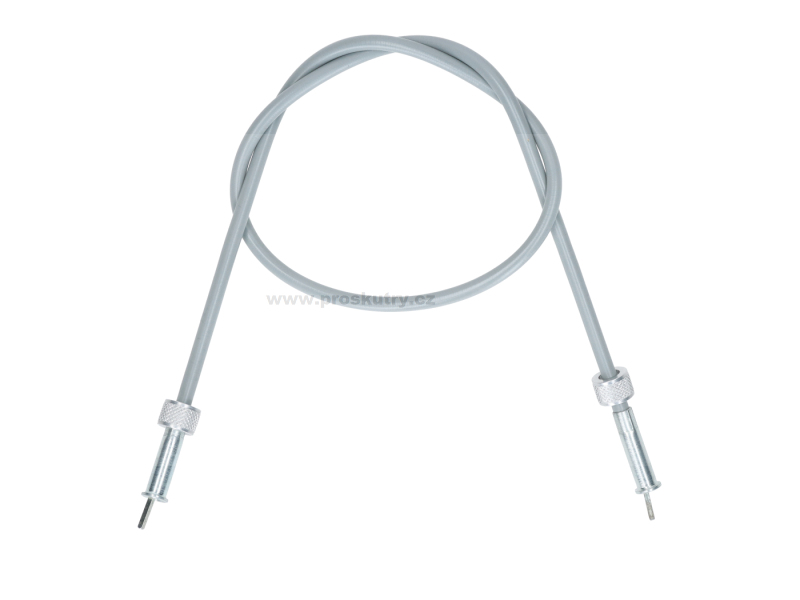 Zrcátka páčky řídítka - Lanko tachometru Schmitt šedé 630 mm pro Batavus, Miele, Neckermann