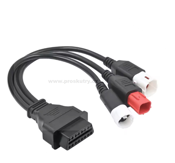 Elektro díly - Univerzální propojovací kabel OBD diagnostický přístroj 3 v 1