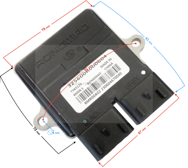 Elektro díly - Řídicí jednotka ECU Rongmao pro Barton X-Trail 125ccm E5