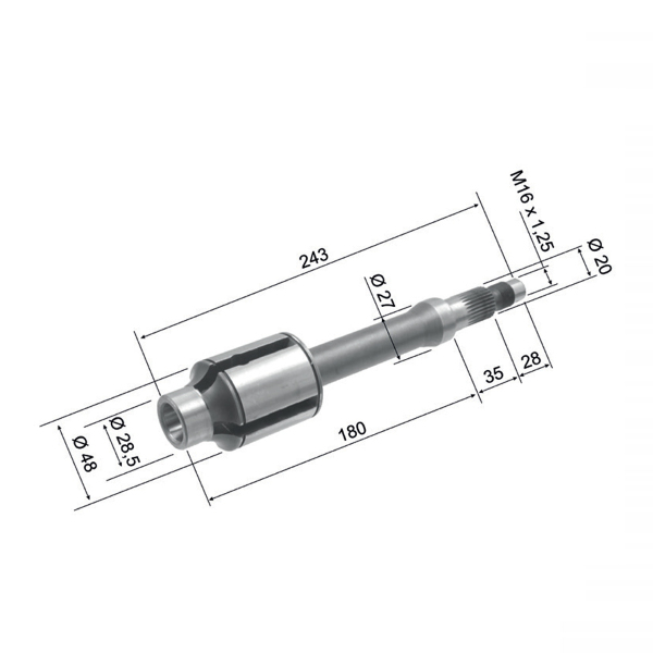 Import Rms - ALBERO SEC V.PX-COSA 125-150CC
